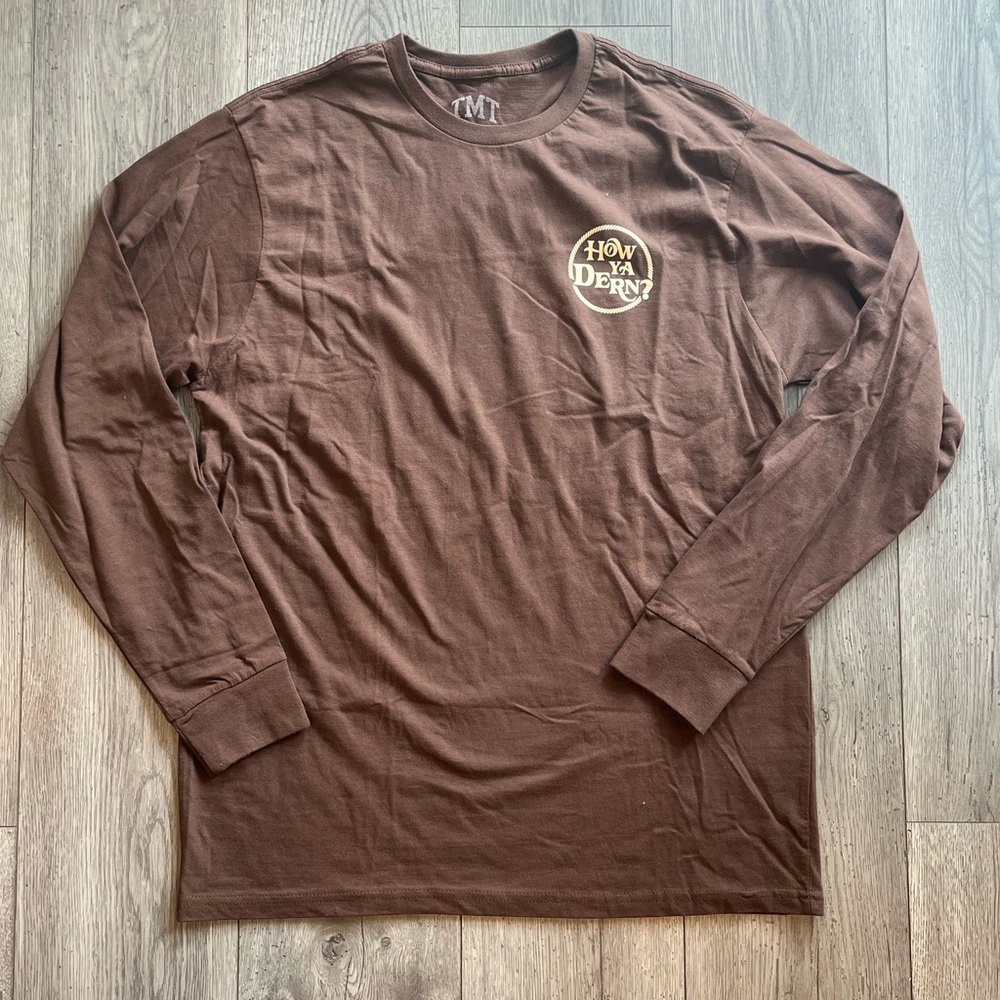 The Toast Podcast “How Ya Dern” Long Sleeve T-shirt - The Morning Toast Merch